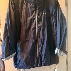 Columbia Women’s Navy Blue rain Jacket